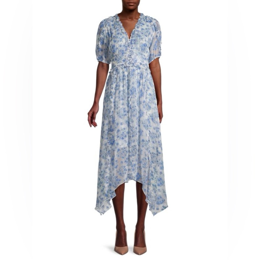 NEW The Kooples Floral Midi Dress